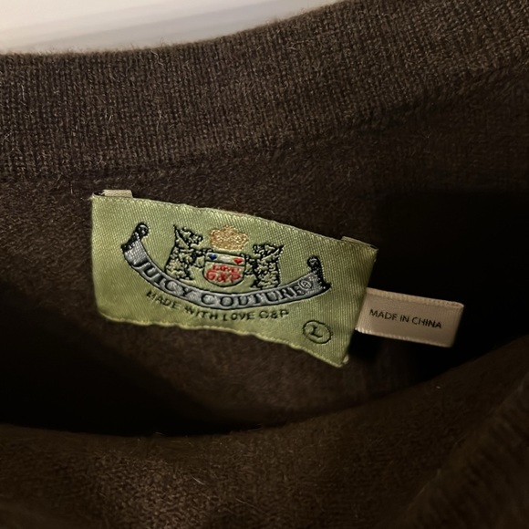 Brown cashmere Juicy Couture dress - Picture 4 of 6